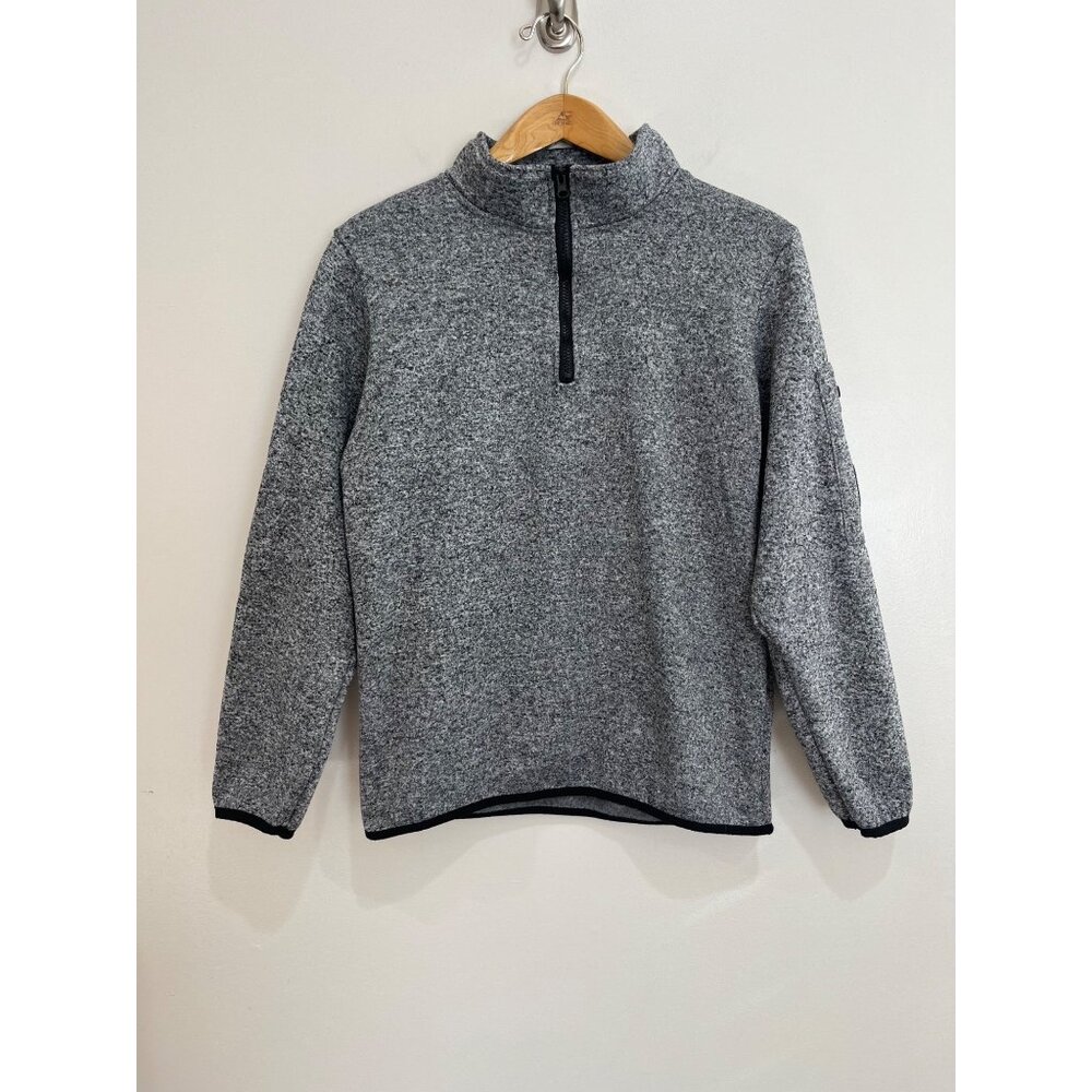 Jackson Hole 1/4 Zip Fleece Pullover Womens 1X Black Heather
